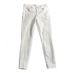 Anthropologie PAIGE Hoxton Ankle High Rise Ankle Skinny  SZ 29 in ecru